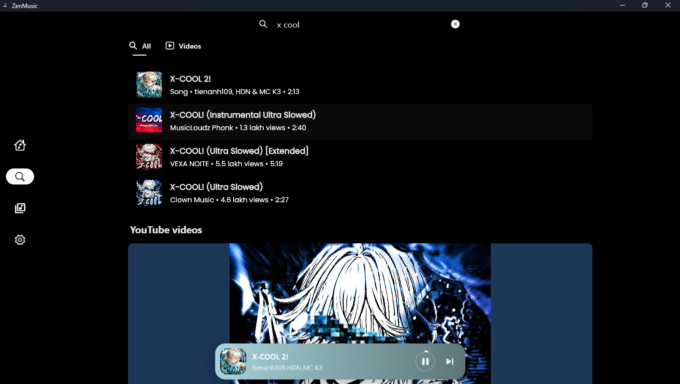 ZenMusic Windows desktop skin 4